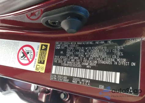 2014 Toyota Highlander Limited V6 from USA, damaged, VIN 5TDDKRFH2ES035365